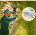 Eric Ravilious Submarine lithograph