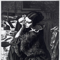 Powder and Paint aquatint by Laura Knight