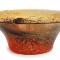 Monart bowl with flaring rim