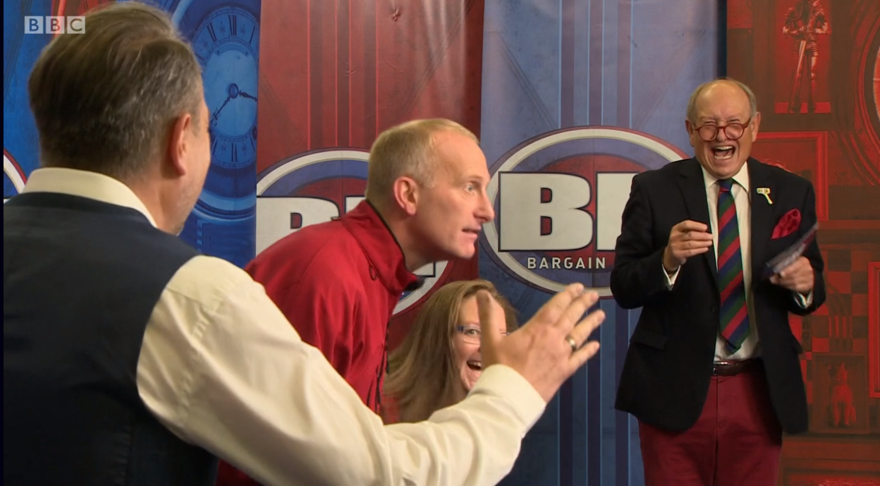 Contestants on TV show Bargain Hunt