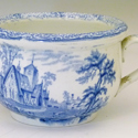 Ridgways spittoon transfer printed pottery