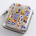 Edwardian silver vesta case