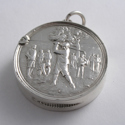 Edwardian silver vesta case by James Fenton Birmingham