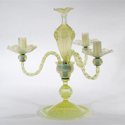Whitefriars Glass James Powell candlestick