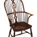 Windsor high-back armchair Bonhams
