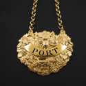 George IV silver-gilt port label by Thomas Johnson