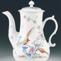 Worcester Porcelain Scratch Cross coffee pot