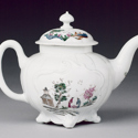 Worcester Porcelain rococo teapot