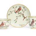 Worcester Porcelain coffee cup teabowl and saucer