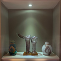 Sam Herman glass sculpture
