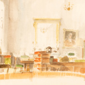 Hugh Casson watercolour