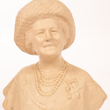 Plaster bust of the Queen Mother