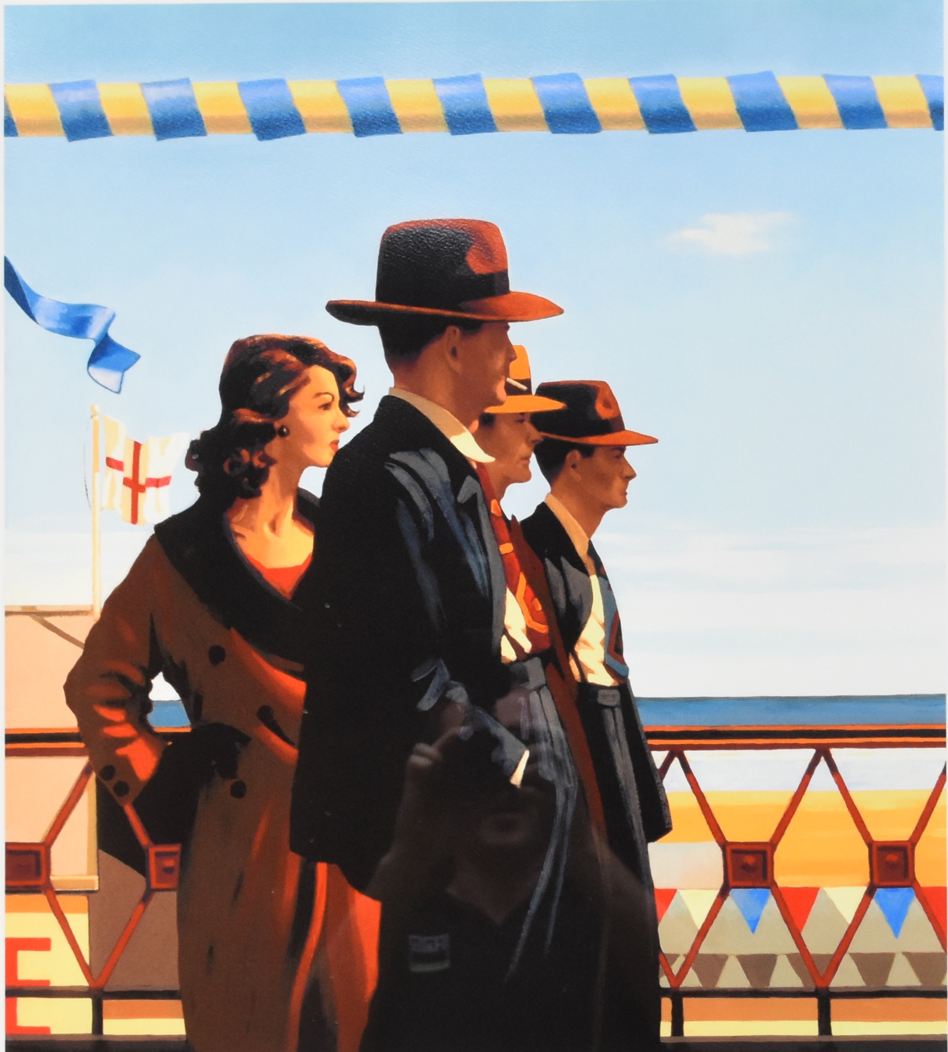 A print by Jack Vetriano