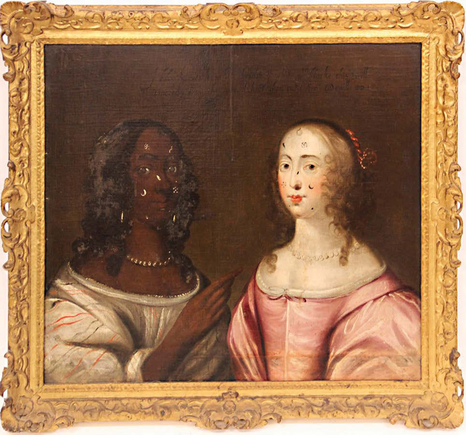 English School double portrait