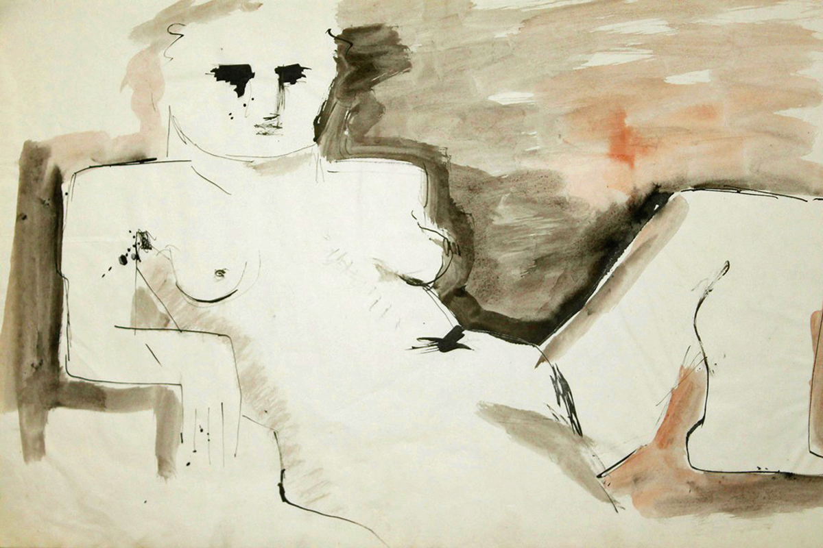William Gear Seated Nude James Hyman 