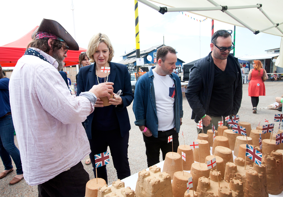 Marcus Harvey at Vauxhall Car Boot Fair 