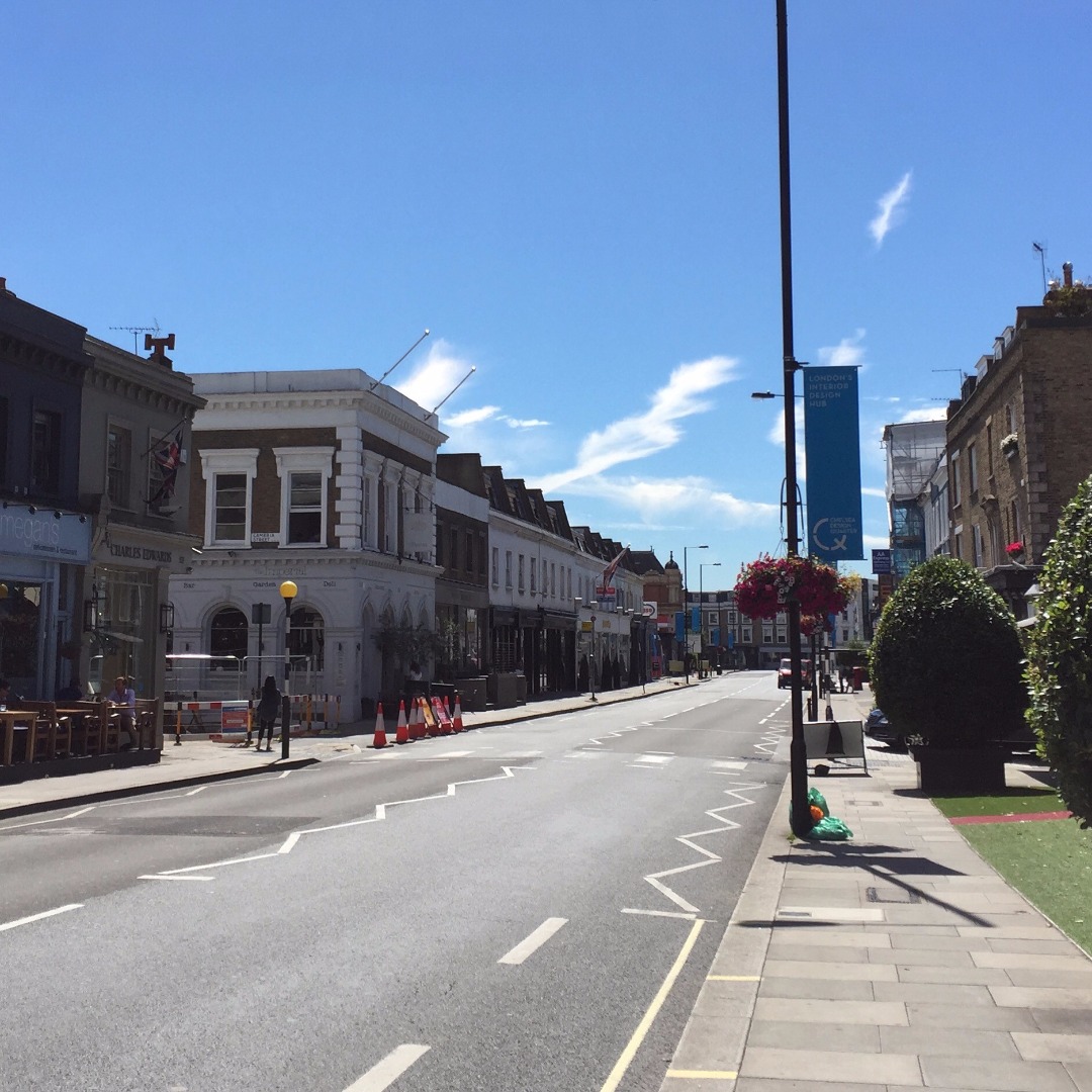 King's Road with one-way system 