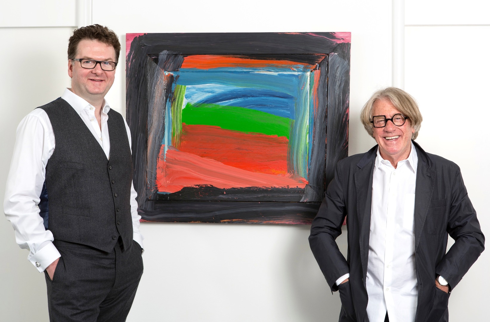 Fortnum & Mason CEO Ewan Venters and Frank Cohen 