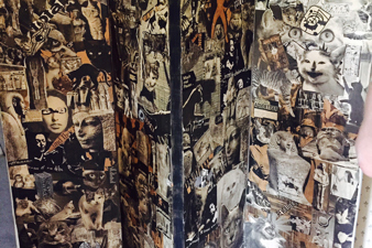 Collage screen by Kenneth Halliwell