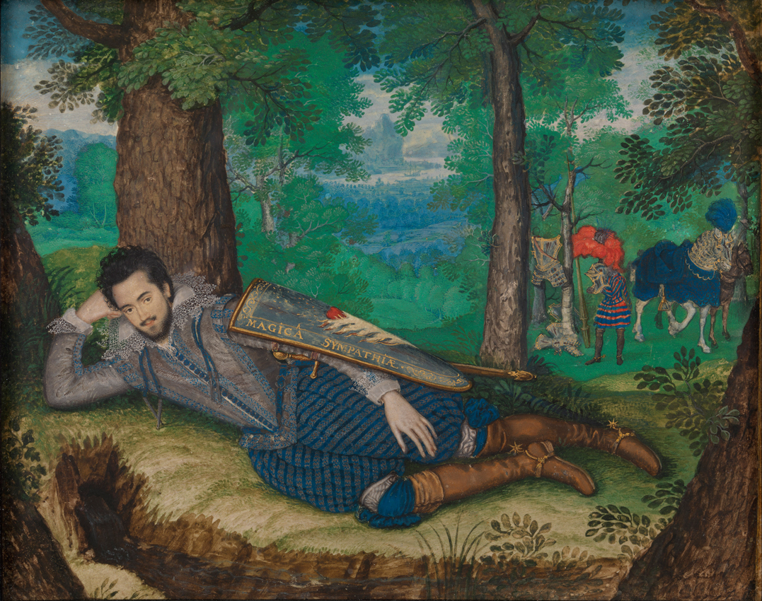 Isaac Oliver's portrait of Lord Herbert of Cherbury 