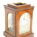 Vulliamy rosewood mantel clock