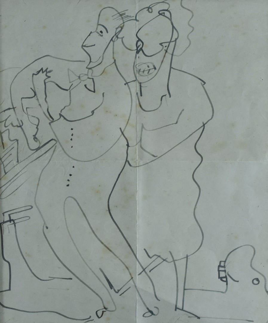 Dylan Thomas sketch 