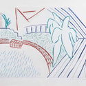 David Hockney print