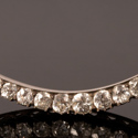 Victorian crescent brooch