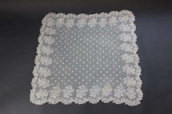 Brussels Point de Gaze bridal veil
