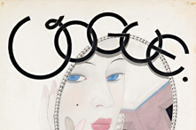 Lepape's 1927 Vogue cover 'Le Miroir