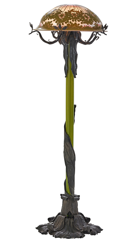 Emile Galle Allium floor lamp