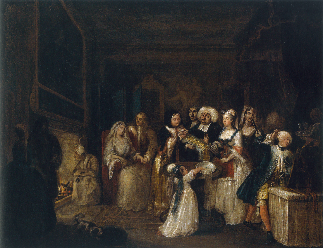 William Hogarth’s ‘The Christening’ 