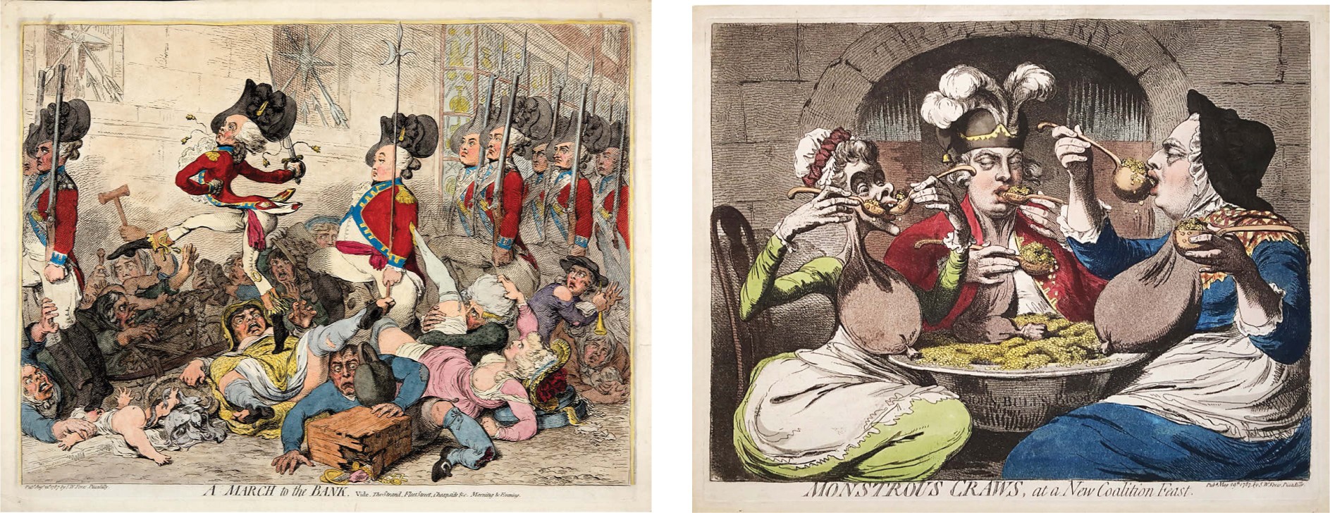 Two Gillray prints 