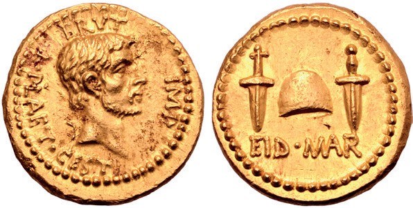 Brutus Eid Mar-type gold aureus