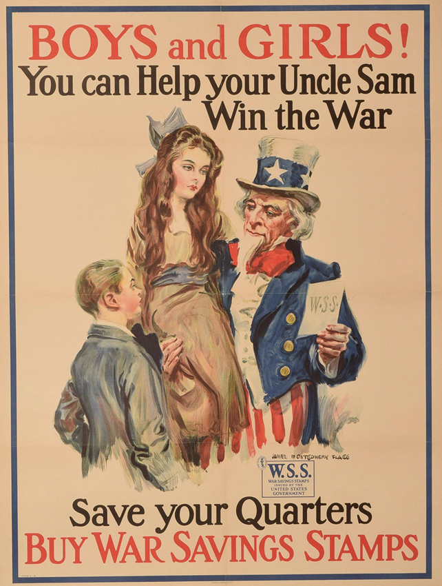 American First World War propaganda posters flagged up at ...