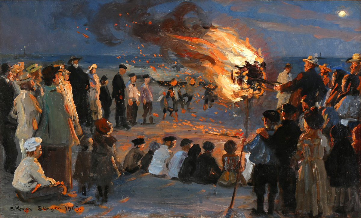 Peder Severin Kroyer's scene of Skagen Beach