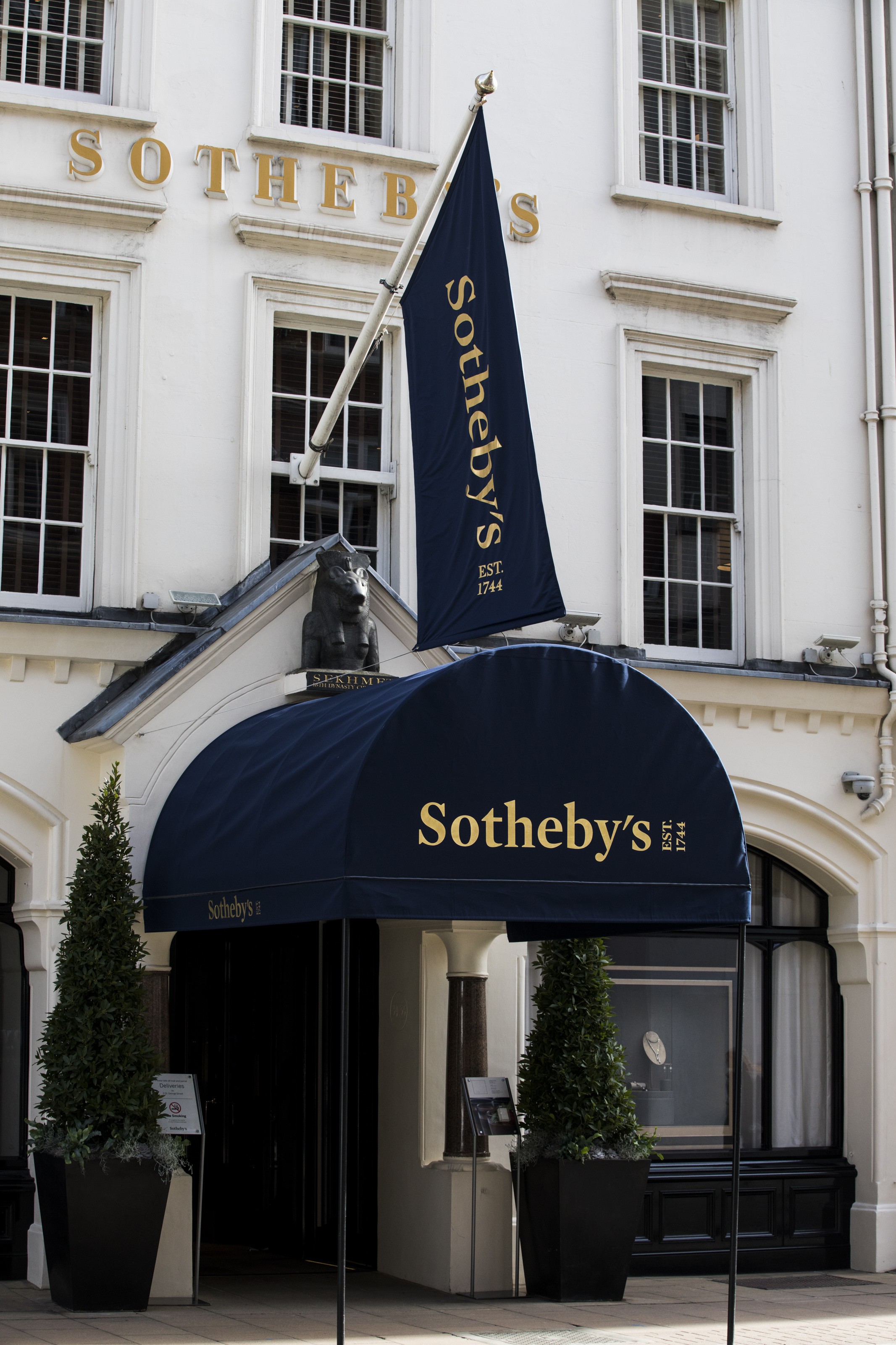 Sotheby’s saleoom New Bond Street